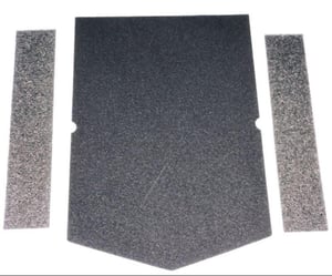 Filter-Set (3-teilig) für Miele Waschmaschine 09688381, 06057930 Waschmaschinenfilter