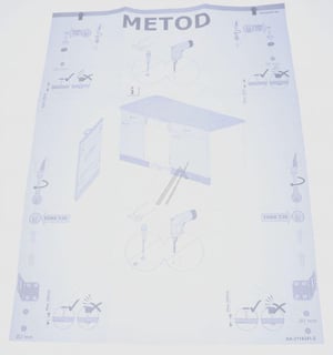Einbau-Schablone für Geschirrspüler Electrolux 140026829022 Integrierbar