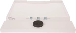 Glasplatten-Einlegeboden für Bosch Kühlschrank 11030814 Edelstahl, robust