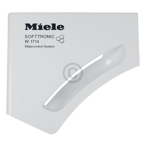Griffplatte Miele 6660131 mit Griffmulde für Waschmitteleinspülschale Schublade