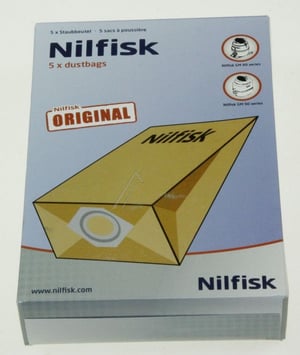Staubsaugerbeutel Nilfisk 82095000 Papierbeutel, 5 Stück