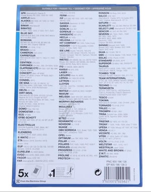 Staubsaugerbeutel für Electrolux Staubsauger 9001961383 Zuschnitt