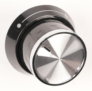 Kochfeldknebel für Ofen Grundig C00957953 schwarz Drehknopf