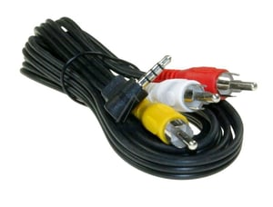 Audiokabel 3,5mm Klinke/3xC für Ofen Com 1,5m Klinkenstecker