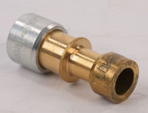 Messing-Reduzierkupplung für Kühlschrank Lokring L13000706 gerader Anschluss