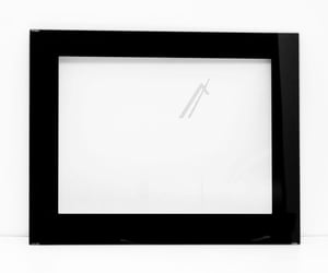 Backofen-Innentürscheibe für Bosch Siemens 20005922 Borosilikatglas, schwarz, 60cm