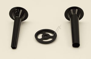 Wurstfüllersatz schwarz für Küchenmaschine & Mixer De'Longhi AS00011217 Stopfer