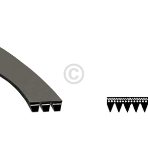 Keilrippenriemen 1915PJ5 passend für Miele 5017140 für Trockner