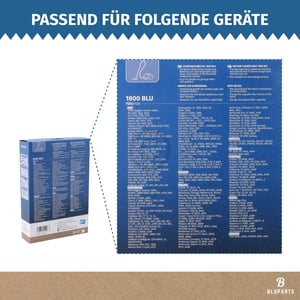 Filterbeutel wie Electrolux E201S s-bag® 9001684589 für Bodenstaubsauger 5Stk + Vorfilter