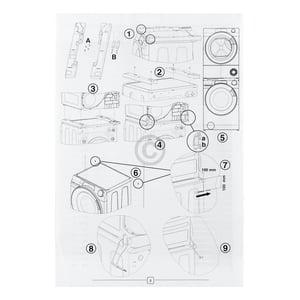 Wassertank für Waschmaschine Candy 35602393 Komplett, robust