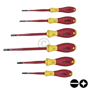 Schraubendrehersatz Wiha 35389 Schlitz / Kreuz PH SoftFinish® electric slimFix