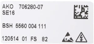 Bedienmodul ME 100 BOSCH 00667571 für Waschmaschine