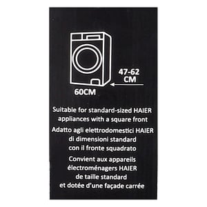 Zwischenbaurahmen HASTKU10B StackKitBlack Candy/ Hoover 35602673 für Trockner