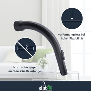 Handgriff für Saugschlauch passend für Miele 9442601 35mm Rohr-Ø Bodenstaubsauger