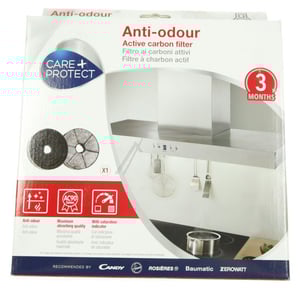 Kohlefilter für Dunstabzugshaube Candy/Hoover 35602062 180x40 mm