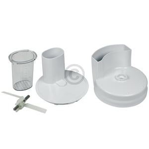 Durchlaufschnitzlergehäuse BOSCH 00653294 kpl mit Mitnehmer etc für Küchenmaschine