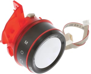 Knopf für Küchenmaschine Bosch 10003195 Bedienfeld, weiß