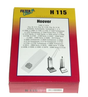 H115 Beutel für Staubsauger Filterclean 000244K 5+1