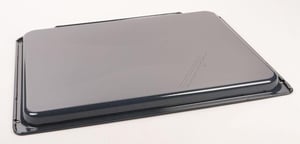 Tiefes Backblech für Ofen Beko Grundig Arçelik C00977590 schwarz, emailliert
