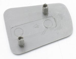 Obere Scharnierabdeckung grau für Homa Kühlschrank 20122080162 Gehäusekappe