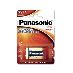 Batterie 9-Volt-Block Panasonic 6LR61PPG