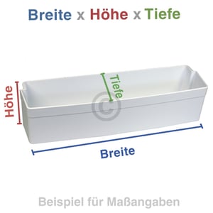 Abstellfach 60mm hoch 480132102006 Bauknecht, Whirlpool, Ikea 481241820161