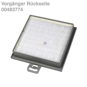 Abluftfilterkassette Bosch 00578732 F2G2 BBZ151HF Lamellenfilter für Staubsauger