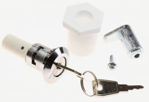 Türöffner-Schloss für Kühlschrank Liebherr 704284600 mit Schlüssel