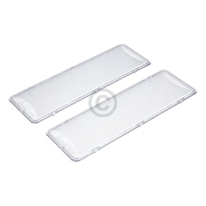 Lampenabdeckung wie BOSCH 00264984 175x60mm für Dunstabzugshaube 2Stk