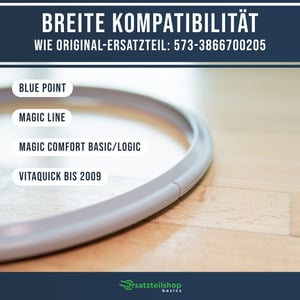 Dichtungsring Ø22cm für Fissler Schnellkochtopf der Serien Blue-Point, vitavit royal, Magic und vitaquick bis 2009 - wie 573-3866700205