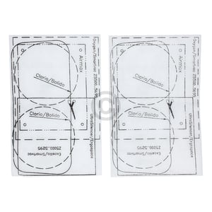 Motorfiltermatte AEF54 Electrolux 9001669333 für Staubsauger 2Stk