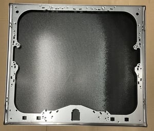 Glaskeramikfläche Edelstahl-Rahmen 00689883