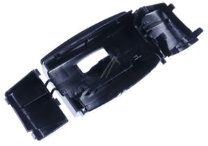 Bedienfeld-Deckel für Gehäuseteile AEG 2197580570 schwarz, Kunststoff