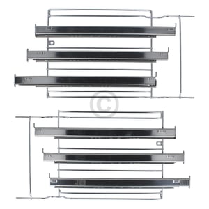 Haltegitterset mit Teleskopauszug 3-fach für Backbleche Rost gorenje AC057 471093 in Superior Backofen