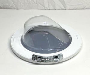 Türblende für Tür AEG 140061935924 weiß, geschweißt, Ø490 mm