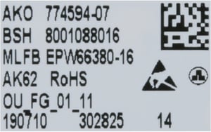 Bedienmodul programmiert 11007540