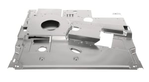 Luftleitblech für Mikrowelle Bosch 20002656 Hitzeverteilung, Edelstahl