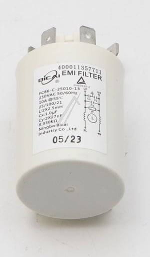 Entstörfilter für Whirlpool Ofen 488000853022 RFI-Filter