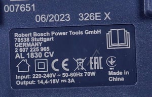 Ladegerät für Bosch Staubsauger 12023828 Netzteil