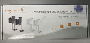 Sonos One Wandhalter Mywall weiß HS17AW für Lautsprecher, weiß