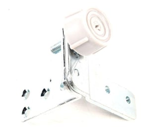 Verstellbarer Kühlschrankfuß für Whirlpool Indesit 482000032046 links, silber, Kit