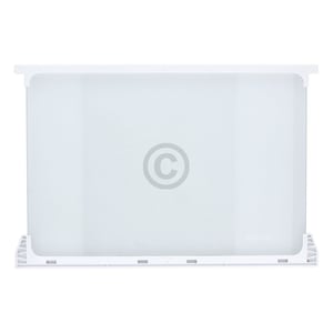 Glasplatte oben für Kühlteil beko 4617920500 450x300mm mit Leisten in KühlGefrierKombination Kühlschrank