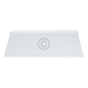 Glasplatte mitte für Kühlteil beko 4657830100 450x305mm mit Leisten für KühlGefrierKombination