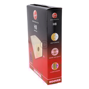 Filterbeutel HOOVER H8 09178419 für Bodenstaubsauger 5Stk