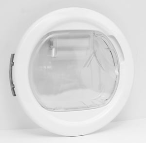 Türglas mit Rahmen für Candy Kühlschrank 40016396 Weiß, 16cm