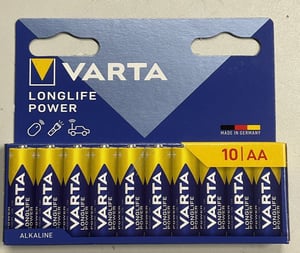 Varta Longlife Power Mignon-Batterien für Ofen 4906121761 1,5V, 10er Pack