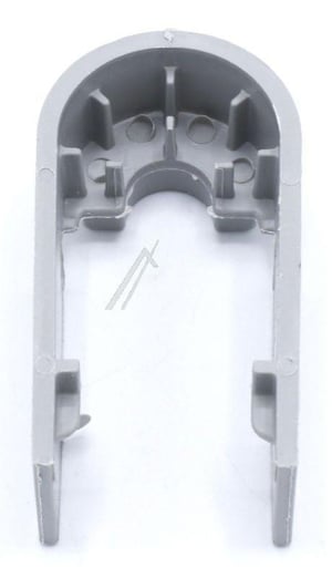 Untere Kühlschrank-Scharnierabdeckung Whirlpool/Indesit 482000092589 grau, Fjord