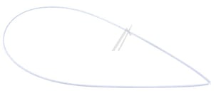 Waschmaschinenfeder für Smeg-Waschmaschine 895092702 Türdichtung