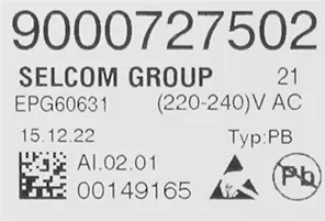 Leistungsmodul programmiert 00750960
