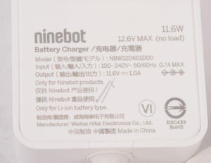 Ladegerät Segway-Ninebot AB.50.0040.21 11,6V 1A 11,6W für Kids Scooter A-Series